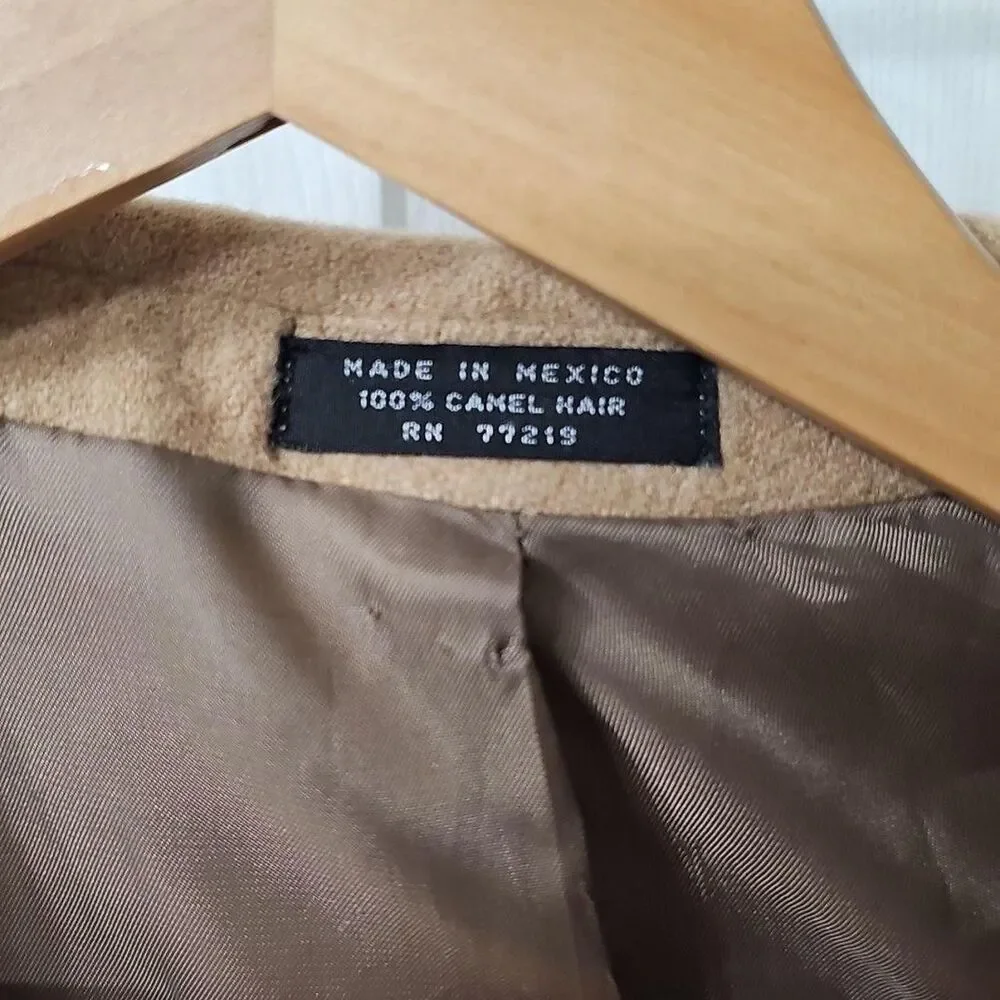 Botany 500 Vintage 100% Camel Hair Single Breasted Blazer L